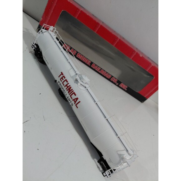 Atlas 1725-1 HO Gauge Model Railroad Technical Propellants Tank Car w/Box (Read) - Picture 6 of 10